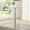 White&Silver, variant on Hi loPres 39.5" High Round Rock Slab Bar Table, Modern White Pub Table with Silver Stainless Steel Base for Kitchen & Bistro
