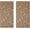 Brown, variant on Spring Floral Hand Towels for Bathroom Set of 2 Sage Green White Flower Leaves Vintage Botanical Print Seasonal Decorative Handtowels Soft Absorbent Bath Towel for Home Guest Room Hotel Gym Spa