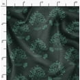 thumbnail image 2 of Soimoi Poly Taffeta Green Fabric By the Yard - 56 Inch Wide - Tree Fabric - Botanical Beauty Elegance Printed Fabric, 2 of 6