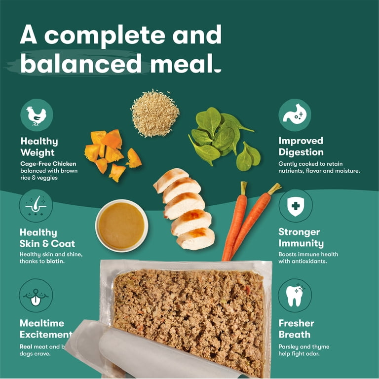 Jinx Fresh Farm-Raised Chicken & Turkey Dog Food Meal or Topper, 1