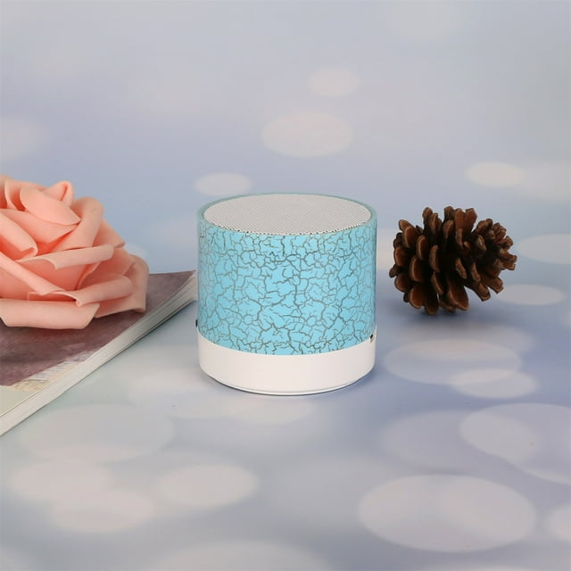 EGNMCR Sound Machine Led Mini Wireless Bluetooth Speaker A9 Led Night Tf Usb Fm Musical Audio Bluetooth audio