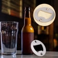 thumbnail image 2 of Pieza de abridor de botellas con orificios avellanados, inserto de abridor de botellas redondo de metal pulido fuerte, 2 of 8