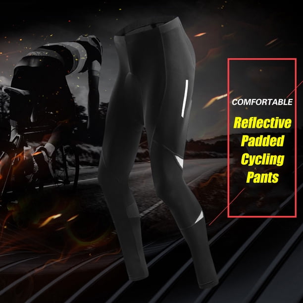 M Buder Pantalones Reflectantes de Ciclismo Hombre Acolchado Protector de Gel Talla 3XL