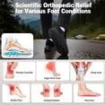 thumbnail image 2 of OrthoComfoot Men's Wide Orthopedic Plantar Fasciitis High Arch Support Shoes: Comfortable Trail Running Shoes for Walking & Hiking, Orthotic Tennis Sneakers for Flat Feet and Foot Pain Relief, 2 of 9