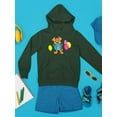 thumbnail image 3 of Dog Inflating Balloons Hoodie Juniors -Image by Shutterstock,  Small, 3 of 4