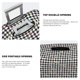 thumbnail image 3 of Balery Black And White Houndstooth Funda de equipaje, fundas para maletas, elástica, lavable, protector de maletas, compatible con maletas de 18 a 32 pulgadas-Large, 3 of 7