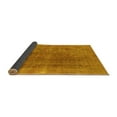 thumbnail image 2 of Ahgly Company Indoor Square Abstract Yellow Modern Area Rugs, 8' Square, 2 of 4