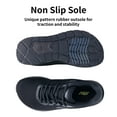thumbnail image 6 of AOV Wide Toe Box Shoes Women Arch Support Walking Shoes for Plantar Fasciitis Orthotic Tennis Sneakers Black Size 10.5, 6 of 6