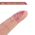 thumbnail image 4 of Unique Bargains Red Irregular Metallic Glitter Crushed Glass Chips, 20g, 4 of 5