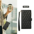 thumbnail image 4 of Zipper Wallet Case Compatible with iPhone 13 Pro Case Wallet for Women, Card Holder & Crossbody Wrist Strap Stand PU Leather Case for iPhone 13 Pro Phone Case - Black, 4 of 9