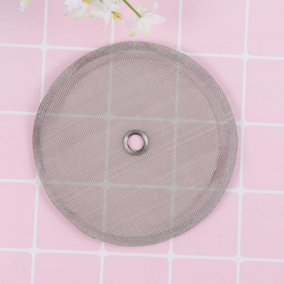 FRCOLOR Professional Stainless Steel Coffee Pot Filter for Home Use AntiRust Design 100mm Silver