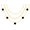 Black-B, variant on Gold Layered Necklace for Women - 3Pcs 18K Gold Plated Floral Necklaces, Stainless Steel Stackable Cuban Link Chain Non Tarnish Trendy Jewelry, Herringbone Chokers Christmas Birthday Gifts for Her
