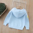 thumbnail image 5 of Zpanxa Girls Colorful Fuzzy Polka Dot Hooded Zip Up Cardigan Sweater Button Front Long Sleeve Casual Outerwear Sweaters for Girls, 5 of 8