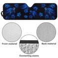 thumbnail image 7 of POLERO Accordion Car Windshield Sun Shade, Blue Sea Turtle Hibiscus Car Sun Visor to Protect UV Rays, Foldable Automotive Windshield Sunshades Keep Your Vehicle Cool & Comfort - 52.95" x 16.14", 7 of 7
