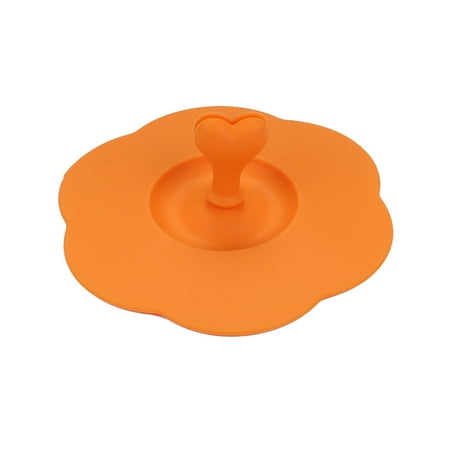 

Home Decor Heart Silicone Leakproof Coffee Mug Suction Lid Cap Airtight Seal Cup Cover Water Bottles Water Glass