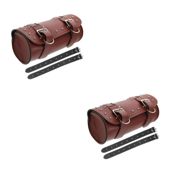 MLINS 2pcs Motorcycle Tool Bags Saddlebag Handlebar Tool Pouch Motorbike Storage Pouch Rear Bike Bag Motorcycle Gear Bag For Electric Motorcycles