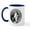 White/Navy Inside, variant on CafePress - Howlin' Wolf Mug - 11 oz Ceramic Mug - Novelty Coffee Tea Cup