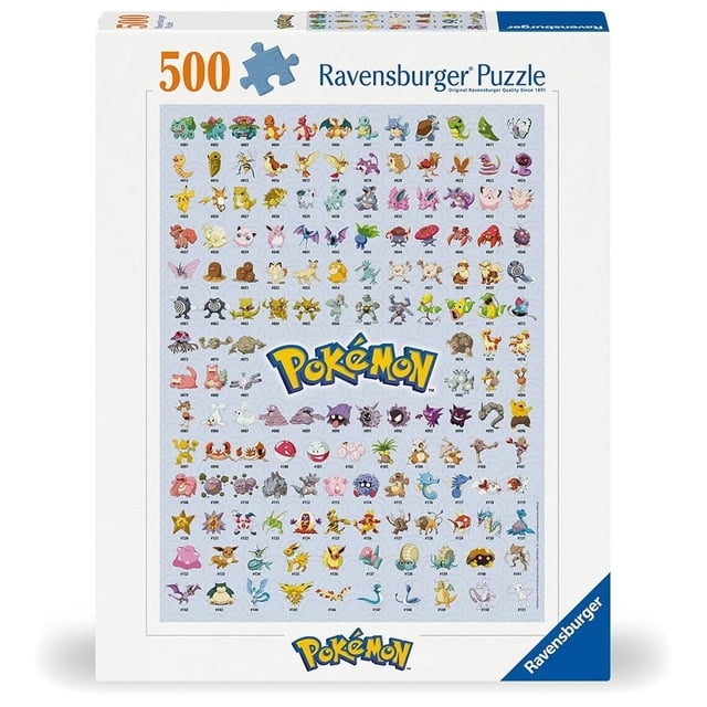 Rompecabezas Ravensburger Pokémon de Kanto 500 Piezas
