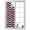 Pink, variant on Window Privacy Film Abstract Pink Stained Glass Window Film Decorative Sun Block Window Cover Geometric Zigzag Waves Bohemian Stripes Window Clings Static Adhesive Sticker for Bathroom 19.6"x39.3"