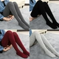 thumbnail image 4 of Ladies Women Wool Knit Thigh-High Over the Knee Socks Long Winter Warm J5H7, 4 of 9