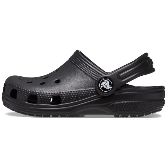 Zuecos Clásicos para Niños Crocs Bebé Negro Sintético Ventilado