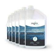 Zogics Smoke & Odor Eliminator, Case of 6 - 32 oz Bottles - Each Bottle Makes up to 32 Quarts - Meets ECOLOGO Standards