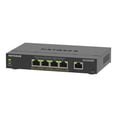 thumbnail image 1 of NETGEAR Plus GS305EP - Switch - managed - 5 x 10/100/1000 (4 PoE+) - desktop, wall-mountable - PoE+ (63 W), 1 of 7