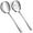 Silver, variant on Large Serving Spoons Set Stainless Steel 12 Inch Slotted Spoon and Serving Spoon Serving Utensils for Buffet Catering Dishwasher Safe(2-pieces, Gold)