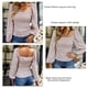 thumbnail image 5 of Blusa Cuello cuadrado Cintura Adelgazante Manga larga Impresión Tops de moda para mujer, 5 of 6