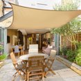 thumbnail image 1 of Squre Sun Shade Sail UV Block Waterproof Patio Awning Outdoor Garden Pool Sun Canopy Shelter Cover 10'x13'Beige, 1 of 7