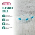 thumbnail image 2 of Sterilite 37 Quart Clear Plastic Storage Tote Bin with Secure Lids, 8 Pack, 2 of 11