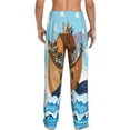 thumbnail image 3 of Xecao Animals on Noah's Ark Men's Straight Lounge Pajama Pants: The Ultimate in Comfortable Sleepwear, 3 of 9