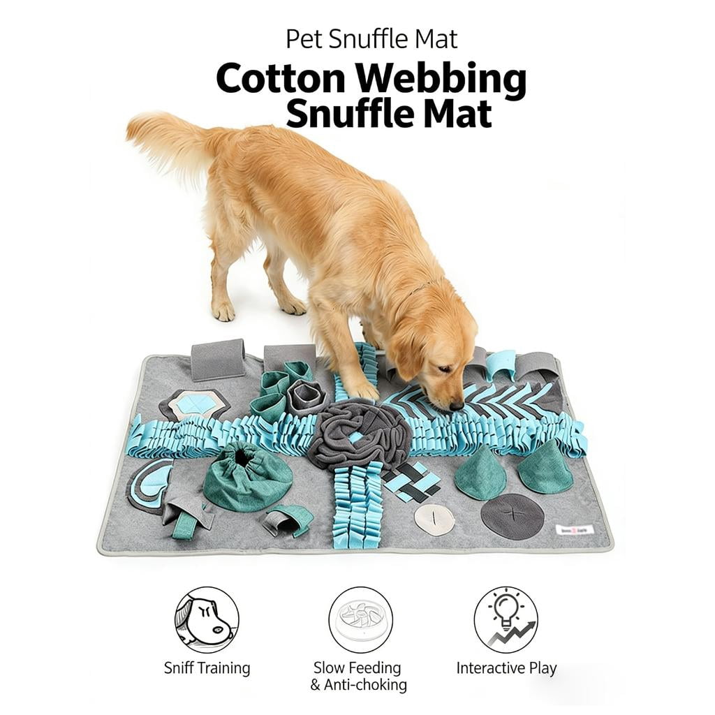 Giaone Washable Dog Enrichment Toy Engaging Foraging Mat For Treat And Cognitive Development