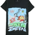 thumbnail image 5 of Junk Food Womens SpongeBob SquarePants Graphic T-Shirt, Black, Medium, 5 of 5