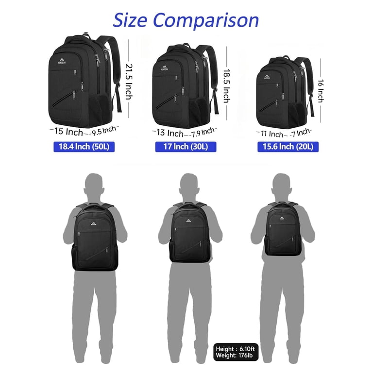 Matein TSA Approved Travel Backpack, 30L Capacity with Laptop Compartment photo 5