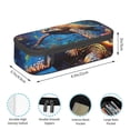 thumbnail image 4 of Sigee Colorful Underwater Sea Turtle for Large Capacity Pencil Case, Pencil Pouch, Pencil Bag, Marker Pen Case for Women and Men, 4 of 5