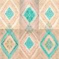 thumbnail image 2 of Kouta, Flora 12x12 Black Ornate Wood Framed with Double Matting Museum Art Print Titled - Marrakesh Diamonds I, 2 of 4