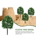 thumbnail image 6 of OUNONA Realistic Plastic Tree Model for Decor Green Micro Landscape Craft Adornment 10pcs, 6 of 8