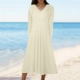 thumbnail image 1 of Offres de Liquidation d'Automne! Robe Florale pour Femmes, Robe à Manches Courtes Col en V Mode Imprimée Taille Haute Mi-Mollet Col en V Kaki TTG, 1 of 5