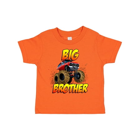 

Inktastic Big Brother Monster Truck Gift Toddler Boy Girl T-Shirt