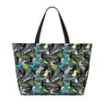 thumbnail image 2 of Pofeuu sport sonw board Print Beach Bag,Waterproof Sandproof Beach Tote Bag, Large Capacity Foldable Beach Bags for Women, 2 of 7