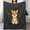 Crown, smiling 30"x40" 1, variant on GXFC daisies barn door donkey, winter sofa dormitory home decoration, must-have travel product. Size is 30x40 inches.