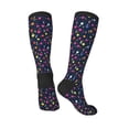 thumbnail image 4 of Daiia Sports Socks Colored Balloons Printed Novelty Crew Socks for Men Women Knee High Socks Cotton Socks Soft & Breathable Support Unisex Socks, 4 of 9