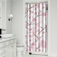 thumbnail image 2 of Waterproof Pioneer Shower Curtain 36x72 Inch Polyester Unique Colorful Floral Shower Curtain for Bathroom Hotel Home Decor with 7 Plastic Hooks, 2 of 5
