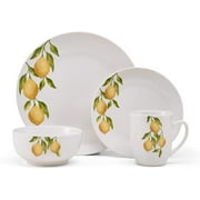 Studio Nova 5276340 16-Piece Dinnerware Set, Service For 4, Countryside Lemons