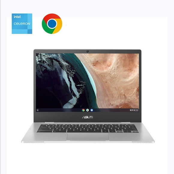 Asus Chromebook CX1 14", Intel Celeron N4500, 4GB Ram 64GB eMMC with 3 Months of Gemini Advanced