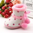 thumbnail image 5 of Aosijia Newborn Baby Boots Winter Warm Soft Sole Prewalker Infant Baby Dot Printed Shoes Non-slip Snow Boots for Girls Boys for 0-6 Months, 5 of 8