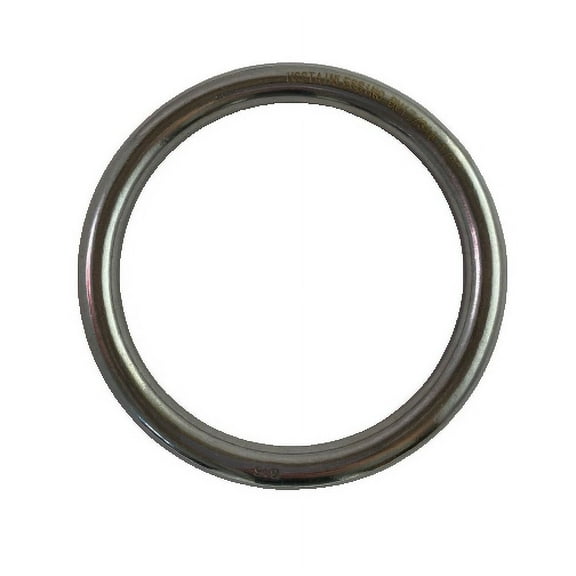 US STAINLESS Stainless Steel 316 Round Ring Welded 1/2" x 4" (12mm x 100mm) Marine Grade