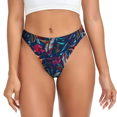 Sigee Tropical Flower for Women s G-String Panty  Low Rise  Soft Lace Perfect for Everyday Wear or Special Occasions-XX-Large
