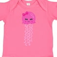 thumbnail image 4 of Inktastic Cute Jellyfish, Little Jellyfish, Pink Jellyfish Girls Baby Bodysuit, 4 of 5